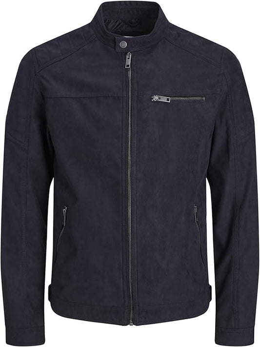 JACK & JONES Men's Faux Leather Jacket