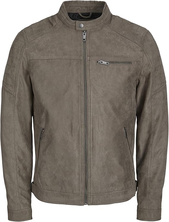 JACK & JONES Men's Faux Leather Jacket